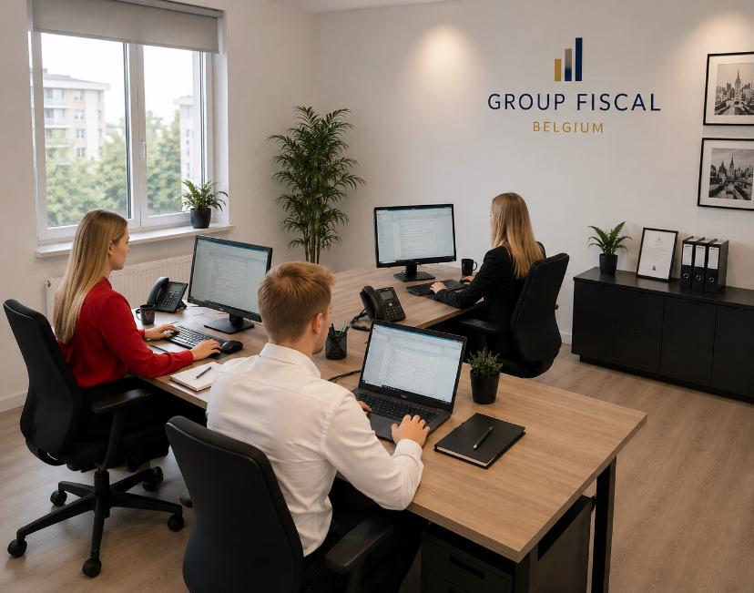 Echipa Group Fiscal Belgium la birou